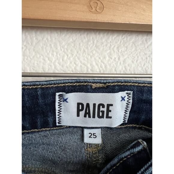 PAIGE Verdugo Ankle Denim Jeans Blue Size 25 - Picture 6 of 8